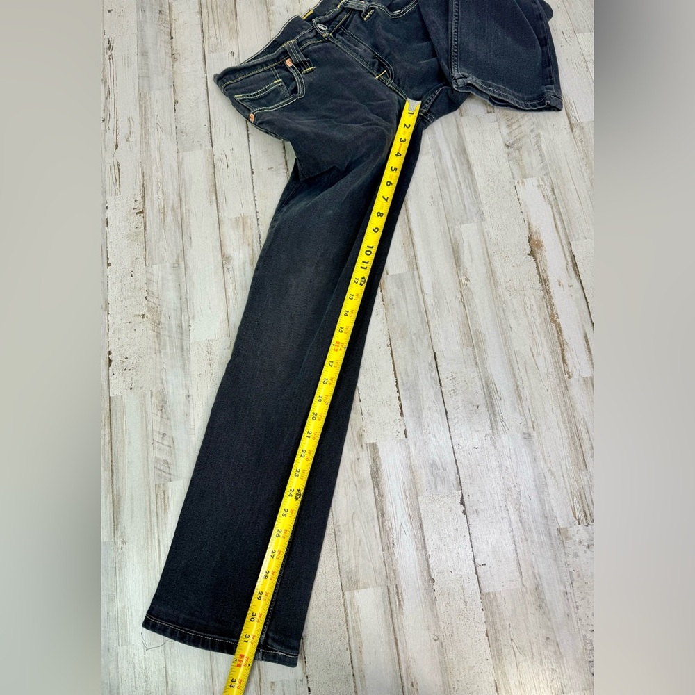 Levi’s Woman’s 541 Straight leg Denim black Jeans Stretch Comfort Size 34x32 - Picture 8 of 10